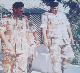 القائد العام لقوة دفاع البحرين المشير الركن خليفه بن أحمد آل خليفه مع العقيد الركن خليفه بن خالد المطر BDF Commander-in-Chief Field Marshal Shaikh Khalifa bin Ahmed Al-Khalifa with Col. Khalifa bin Khalid AlMatar القائد العام لقوة دفاع البحرين المشير الركن خليفه بن أحمد آل خليفه مع العقيد الركن خليفه بن خالد المطر BDF Commander-in-Chief Field Marshal Shaikh Khalifa bin Ahmed Al-Khalifa with Col. Khalifa binKhalid AlMatar