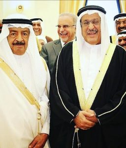 المهندس عبدالله بن يوسف بن احمد المطر مع صاحب السمو الملكي الأمير خليفة بن سلمان آل خليفة رئيس وزارء مملكة البحرين السابق (رحمه الله) Engineer Abdullah bin Yusuf bin Ahmed AlMatar with His Royal Highness Prince Khalifa bin Salman Al Khalifa, the former Prime Minister of the Kingdom of Bahrain المهندس عبدالله بن يوسف بن احمد المطر مع صاحب السمو الملكي الأمير خليفة بن سلمان آل خليفة رئيس وزارء مملكة البحرين السابق (رحمه الله) Engineer Abdullah bin Yusuf bin Ahmed AlMatar with His Royal Highness Prince Khalifa bin Salman Al Khalifa, the former Prime Minister of the Kingdom of Bahrain